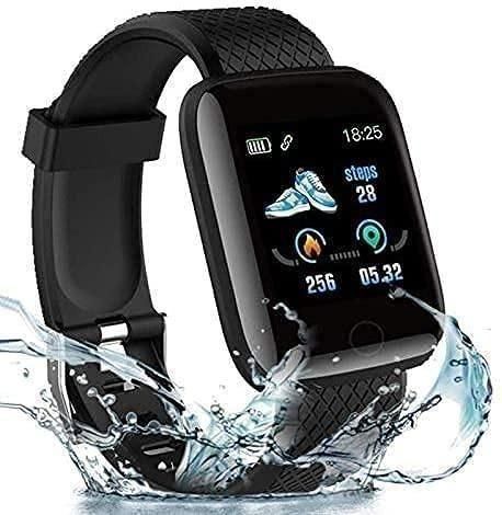 ID-116 Bluetooth Smartwatch – Stylish Fitness Tracker with Silicone Strap