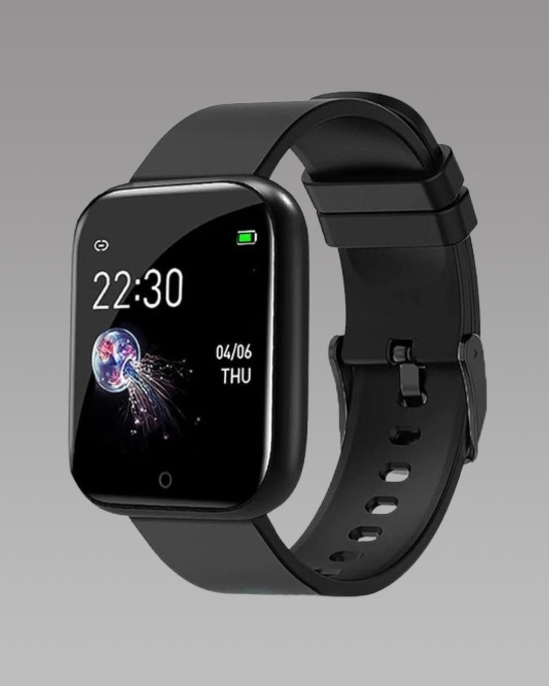 ID-116 Bluetooth Smartwatch – Stylish Fitness Tracker with Silicone Strap